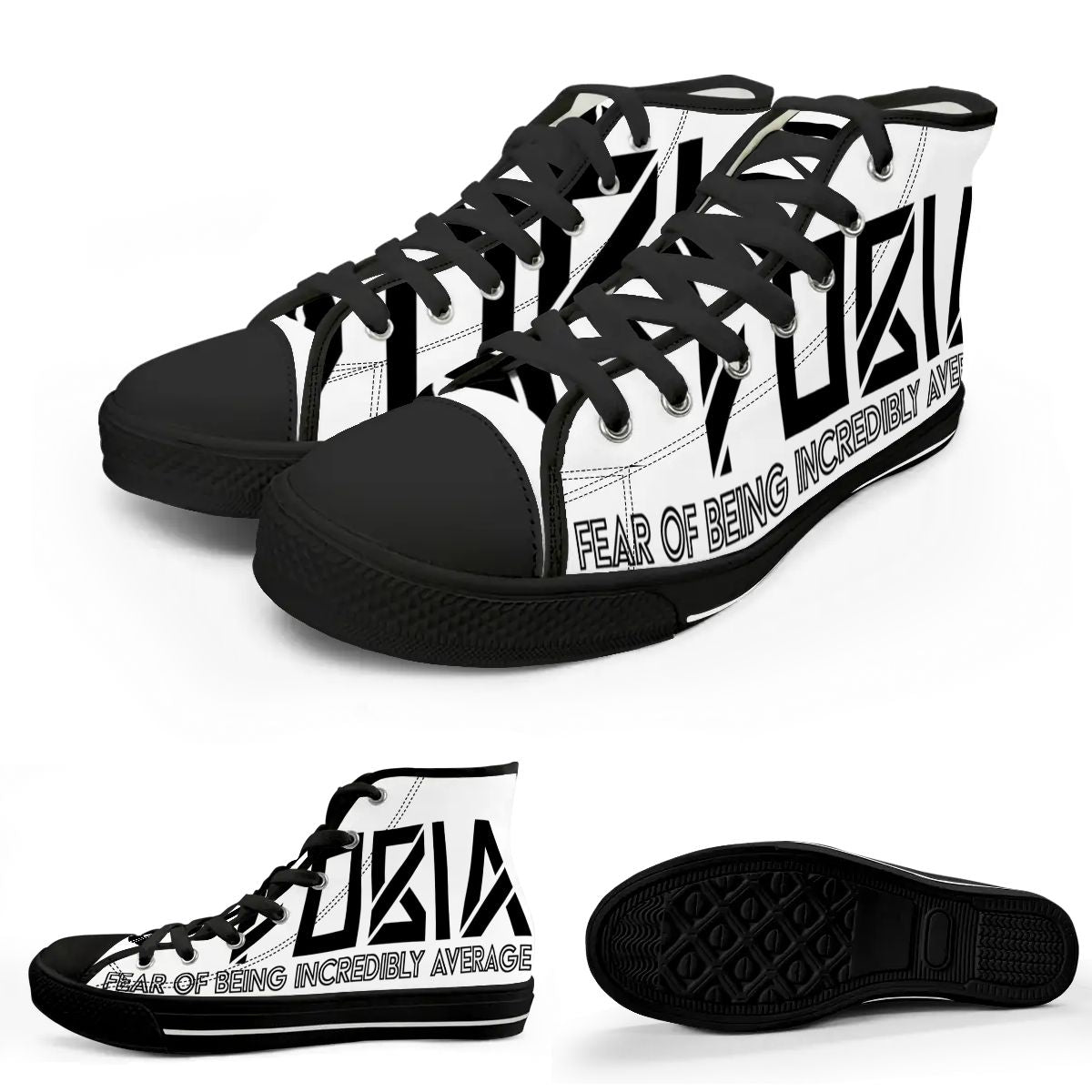 FOBIA High Top Canvas Shoes