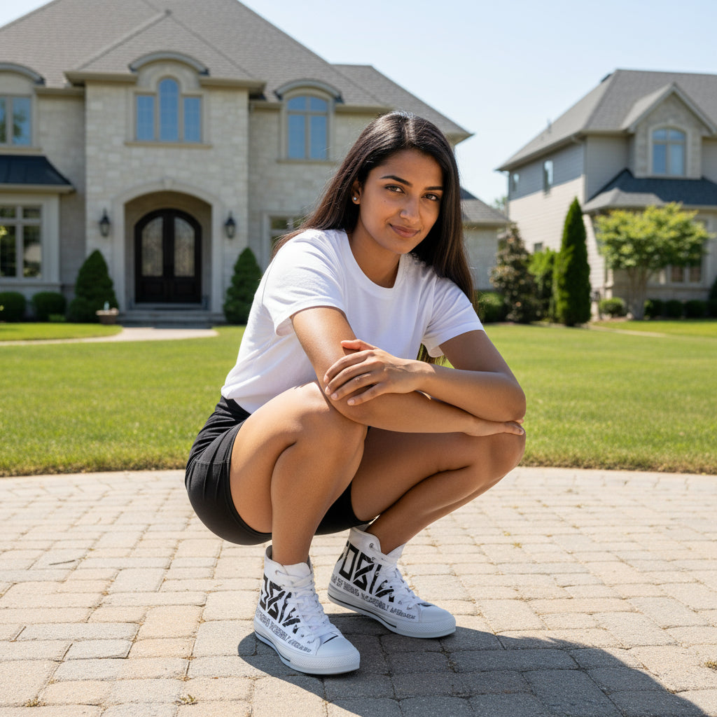 FOBIA High Top Canvas Shoes