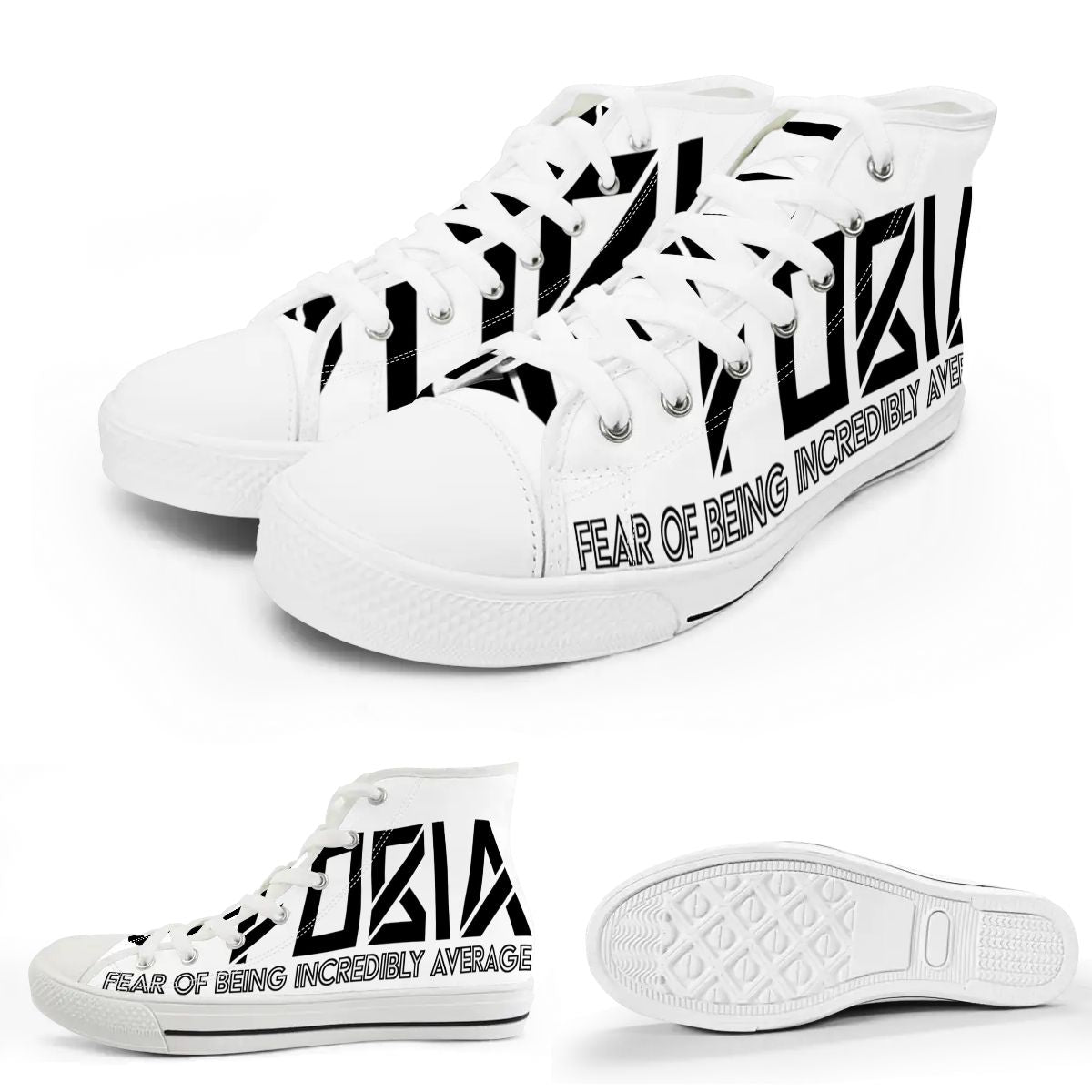 FOBIA High Top Canvas Shoes